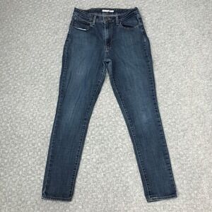 Levis 721 High Rise Skinny Jeans Womens 31 Blue Denim Stretch Capsule Everyday